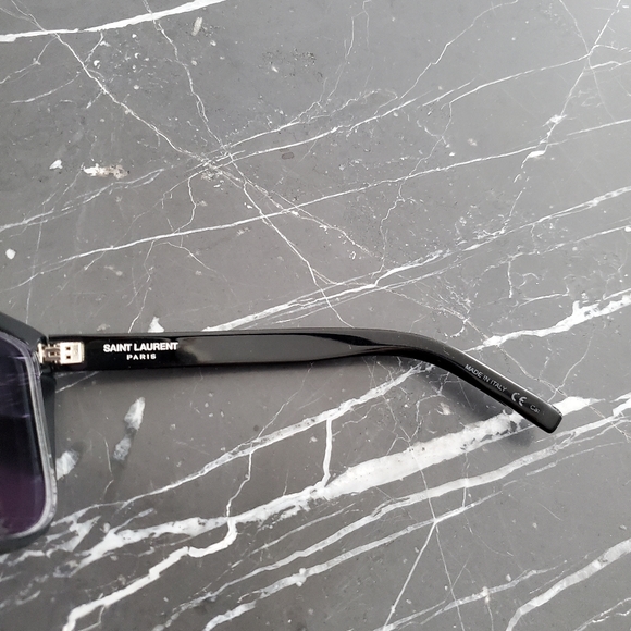 Saint Laurent SL01 Black Women's Sunglasses - Picture 2 of 4